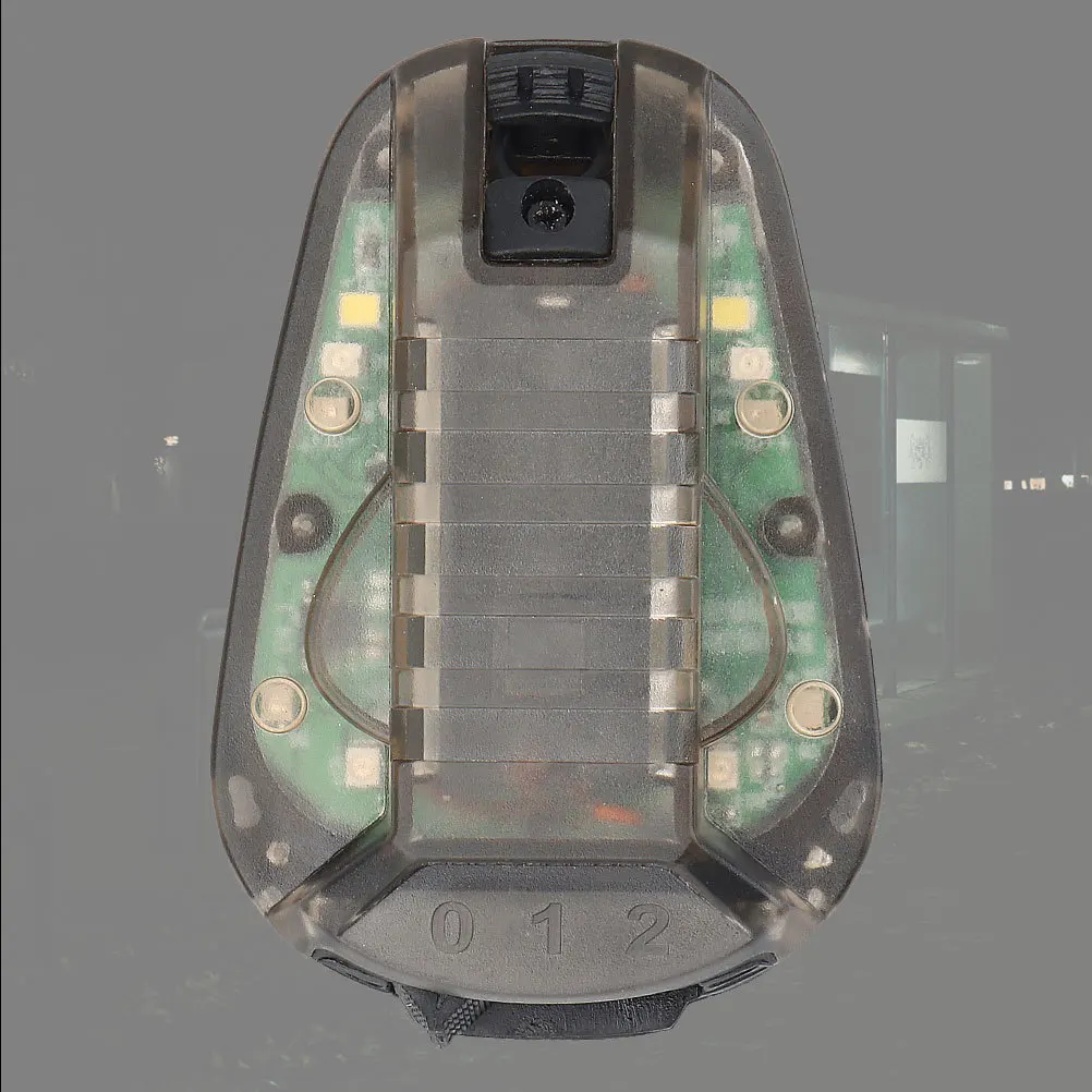 

1Pcs Tactical Ladybug Light Durable Nylon Waterproof Multi-Modes Portable Outdoor Signal Light Hook and Loop Fast Convenient Use