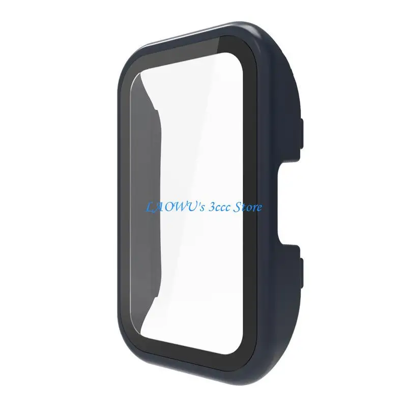 

Y8AD Protective Case For Band 8 Waterproof Hard Screen Protector-Shell Frame Smartwatch One-piece Housing Glass Tempered Film