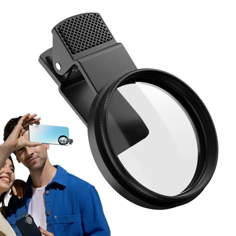 

52mm CPL Filter Phone Camera Lens Clip-on Polarizer Filter Lens Clip HD Multi-Coating Reduced Reflection Glare For Smartphones