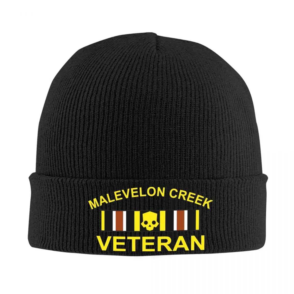 Malevelon Creek Veteran Helldivers 2 Bonnet Hats Beanie Hats Pattern Knitting Hat Winter Casual Men Women Kpop Warm Cap