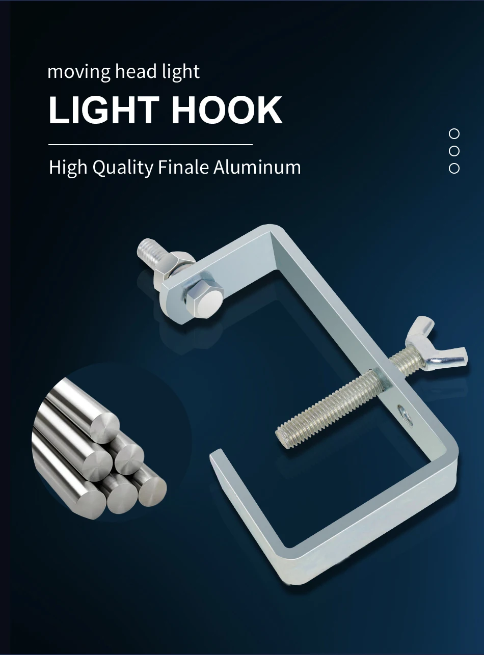 10 Stück Aluminium-Bühnenlichthaken, Truss-Klemmen, sichere Last, 35 kg, Rohrdurchmesser 30–65 mm, professionelle DJ-Disco-Bühnenausrüstung – Detail 5
