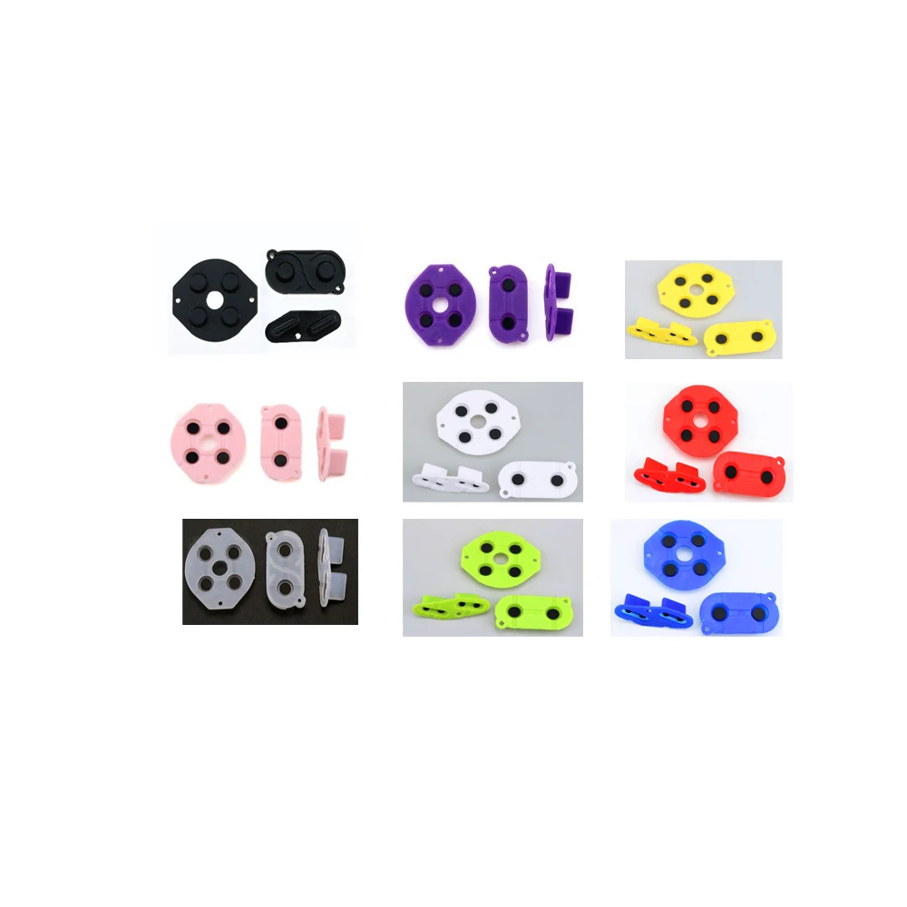 

100Sets High quality For gameboy GB game console conductive rubber buttons repair replacement