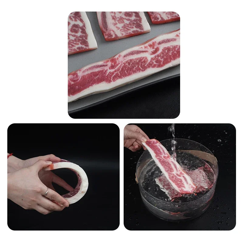 Artificial Meat Pvc High Simulation Steak Model Beef Bacon Western Restaurant Barbecue Food Decor Fake Food Photography Props