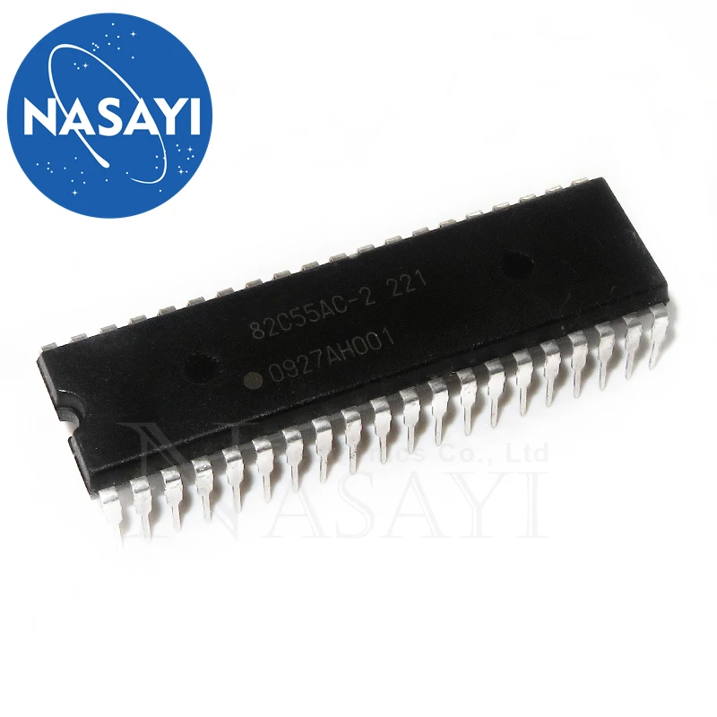 5pcs/lot D82C55AC-2 D82C55AC DIP-40