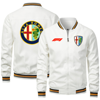 Fashionable and Trendy Multifunctional Casual Men's Coat Racing Car Jacket Classic Slim Baseball Sports Jacket Motorcycle Jacket