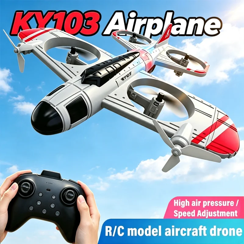 2026 New 2.4G WIFI RC Fighter  YL103 RC Foam Airplane Stunt Tumbling Helicopter with LED Colored Lights Airplane Boys' Toys Gift
