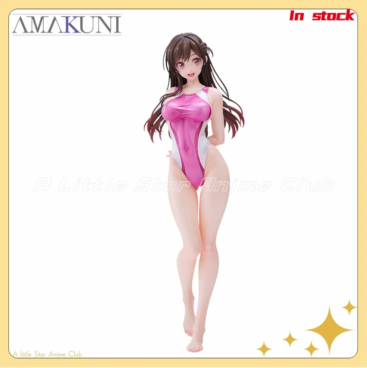 

В наличии оригинальный AMAKUNI аренда подруги Mizuhara Chizuru конкурентный купальник 1/7 анимационные фигурки модель коллекция игрушек