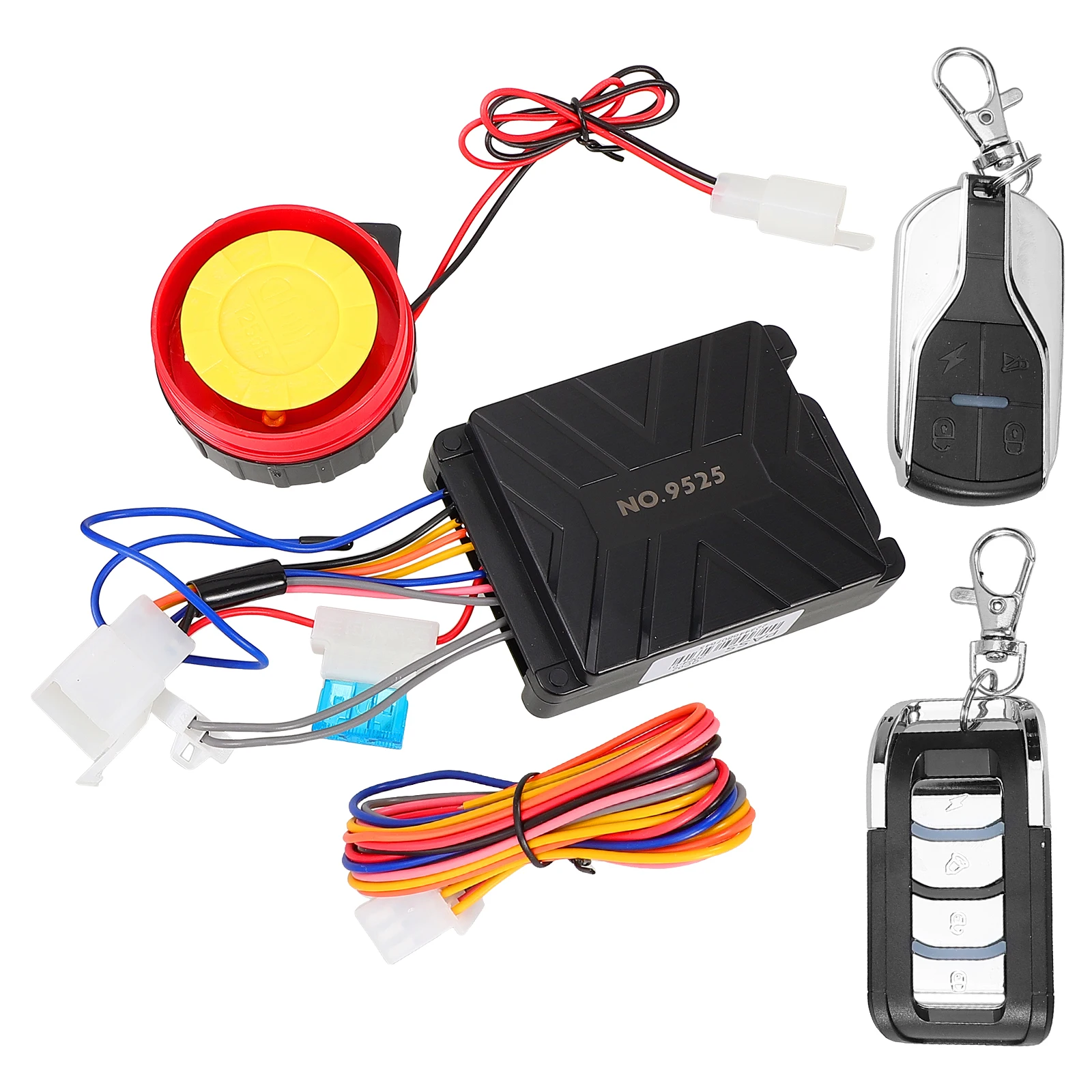

1 Set Motorcycle Alarm System Remote Start Security Kit Anti-Theft Horn Vibration Detection Professional Unlock Accessories