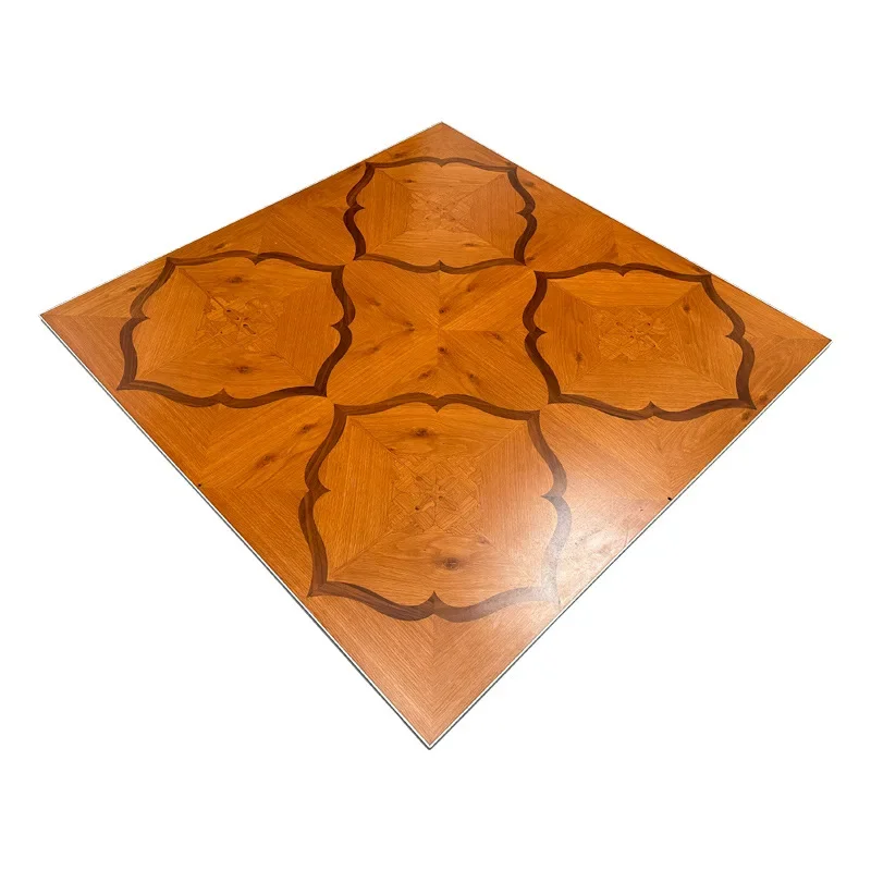 Dance floor board Mobile splicing Aluminum alloy edge banding Banquet board Gymnasium dance floor Solid wood