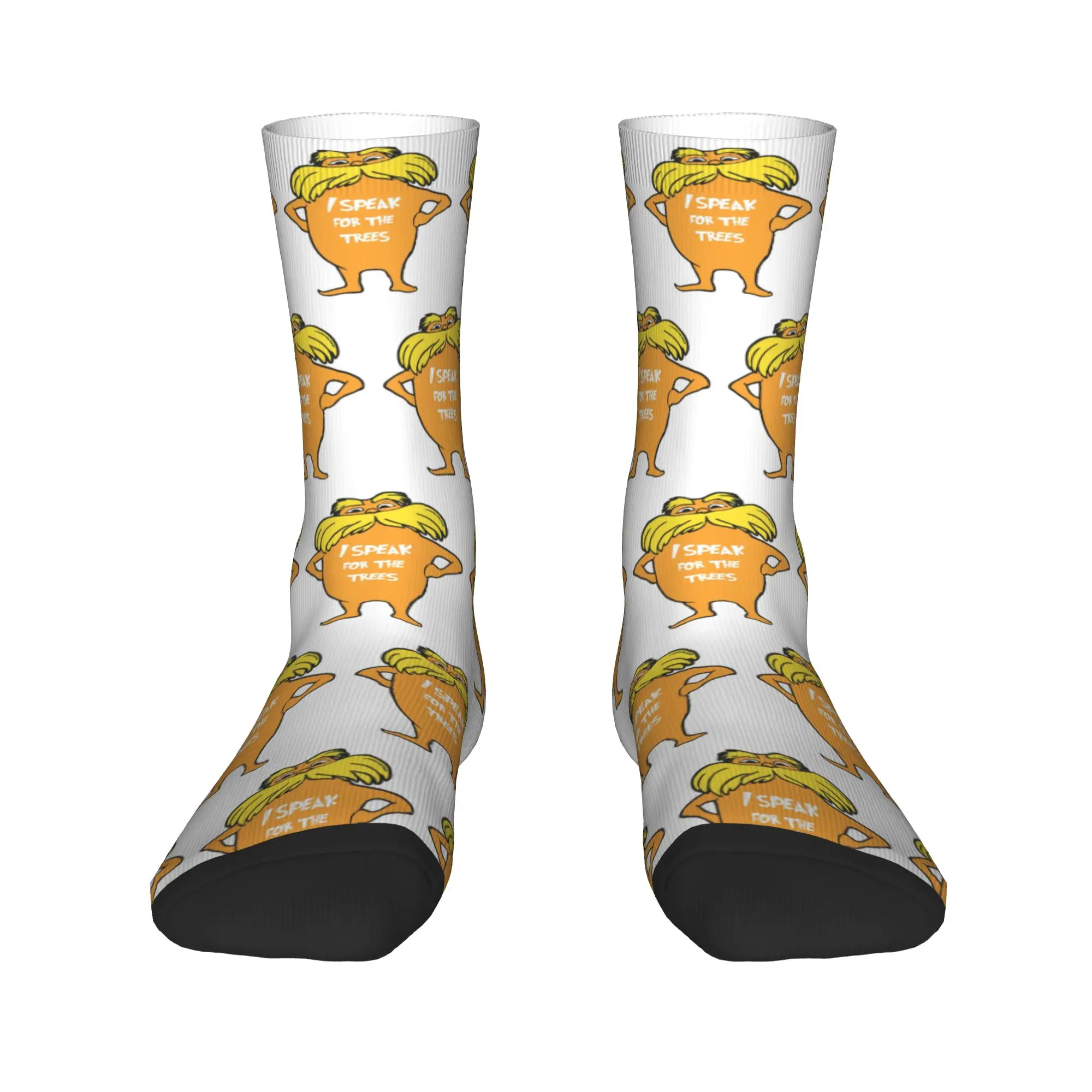All Seasons Crew Stockings Lorax I speak for the trees  Socks Harajuku Hip Hop Long Socks Accessories Christmas Gifts