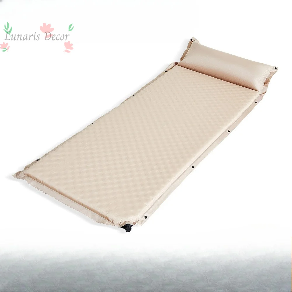 Inflatable mattress, outdoor tent sleeping mattress, inflatable bed household floor bunk camping camping portable automatic air