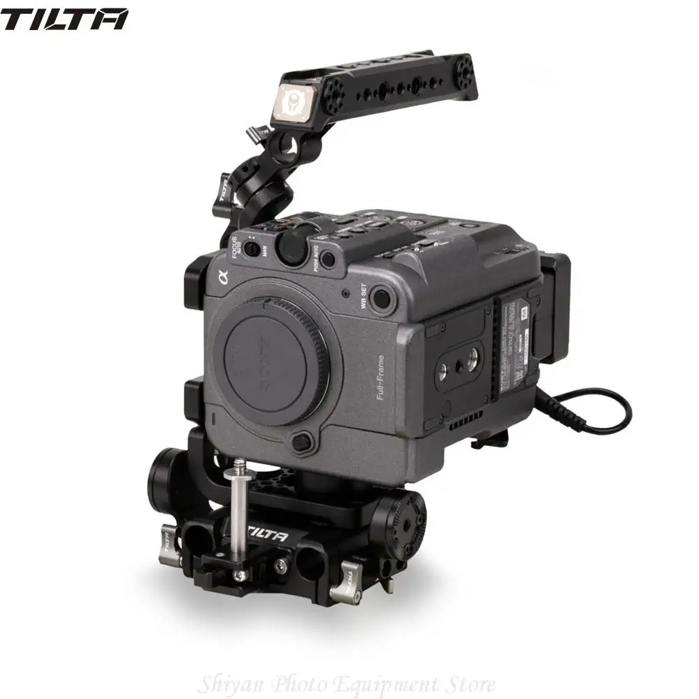 

TILTA ES-T20 Camera Cage Kit for Sony FX6 Vertical Mounting Kit V Mount & Gold Mount Multi-Functional Top Plate