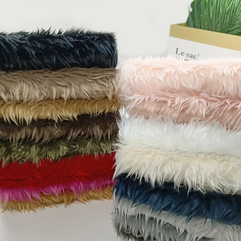 40X45CM Artificial 3CM Fur Fabric For Making Cotton Dolls Hair Plush Cloth Hand Sewing Material DIY Clothing Accessories Fabrics