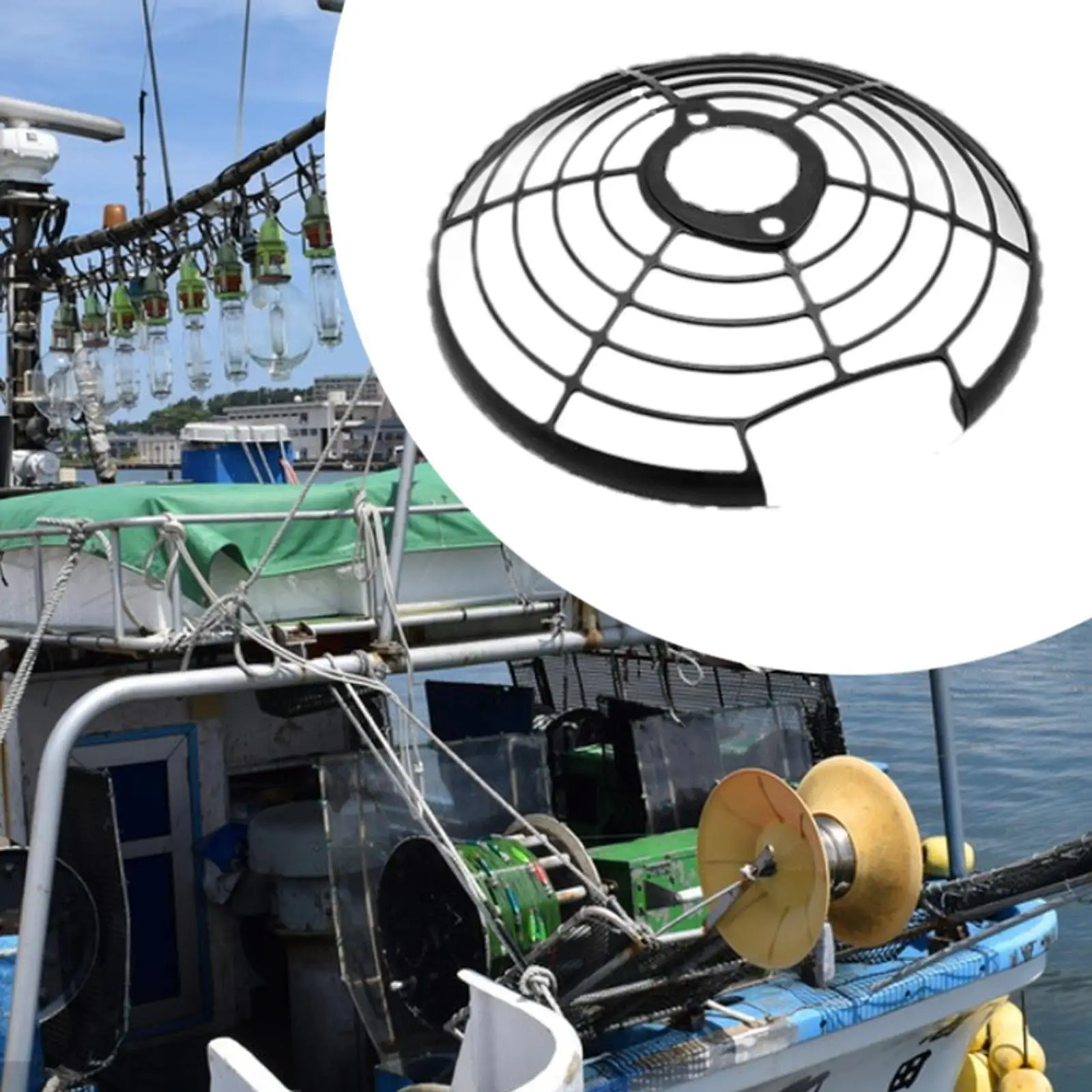Outboard Machine Propeller Protective Cover Anti Winding Mesh Cover