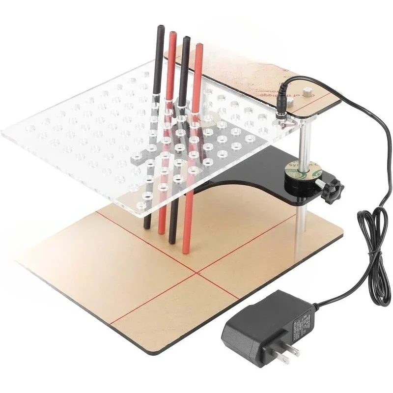 Programming auxiliary bracket, transparent and visible acrylic plate