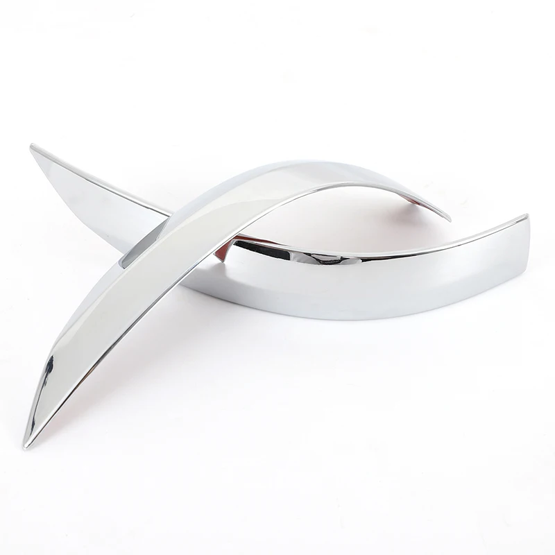 

For Daihatsu Tanto 2023 ABS Silver Car Rearview Mirror Decorative Strip Sticker Car Accessories