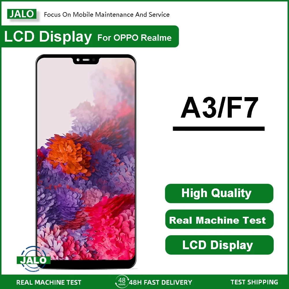 JALO Gruppo Schermo per OPPO A3 F7 A3i A3X A3 Versione Dinamica Display LCD Integrato Display Touch Screen Pannello LCD di Ricambio