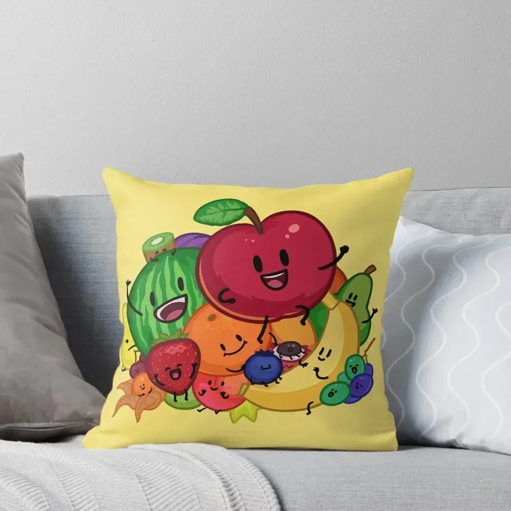 

Fruit group! Throw Pillow Plaid Sofa Covers For Sofas Custom Cushion Photo Anime pillow