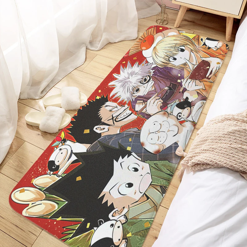 

Living Room Rug Slip-resistant Hunter × Hunter Hallway Doormat Entrance Door Bathroom Foot Mat Corridor Kitchen Floor Carpet