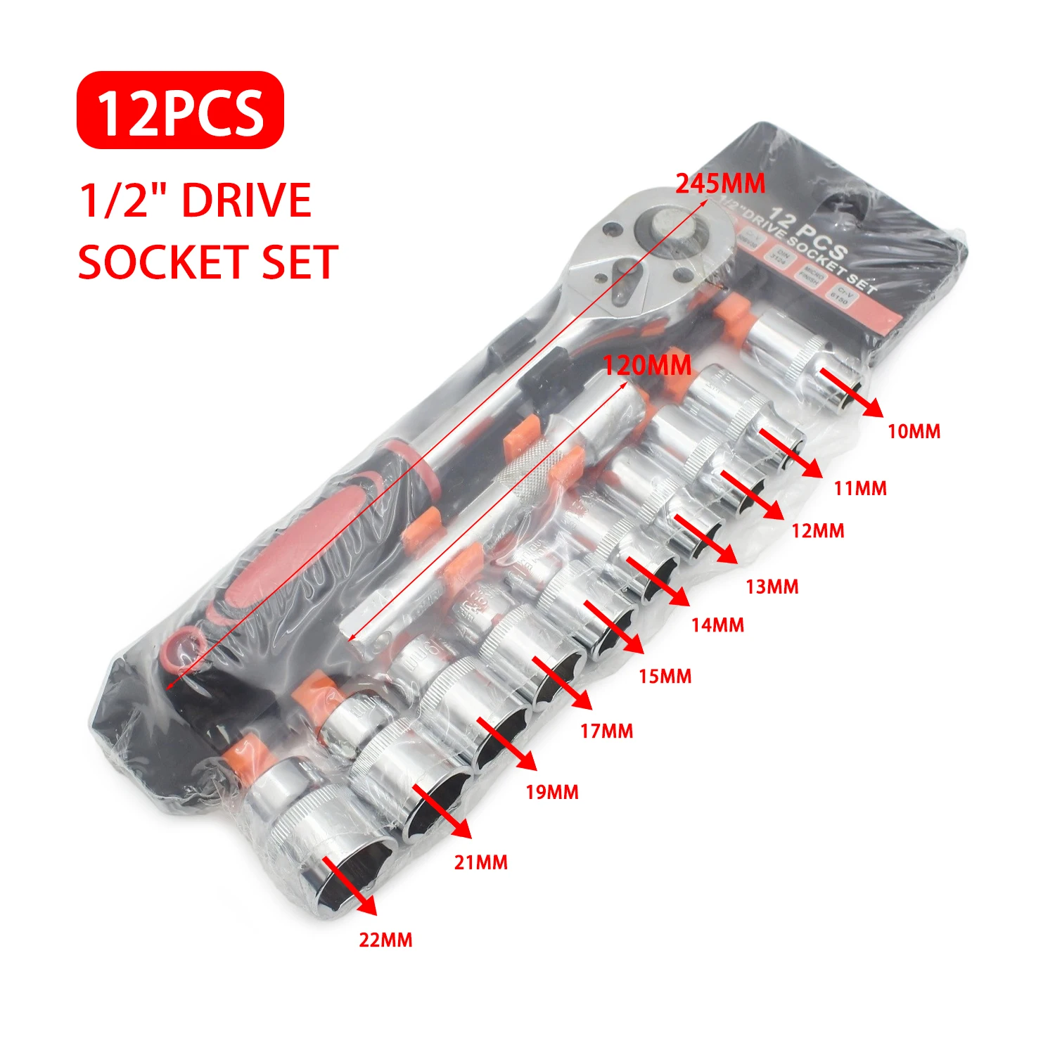 12Pcs 1/2