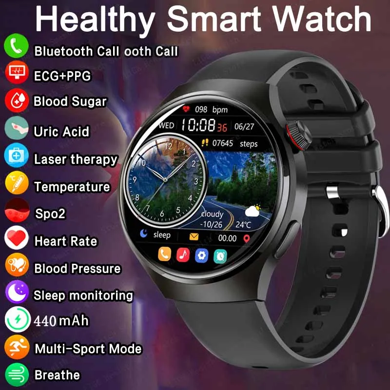 

LIGE NFC GPS Compass Smart Watch Men Watches AMOLED Screen Bluetooth Call Waterproof SmartWatch For Huawei Xiaomi Health Monitor