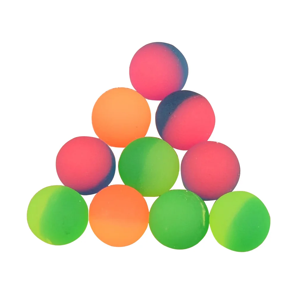 24 stuks 32 mm stuiterbal premium elastisch springen voor kinderen hoge stuiter lichtgewicht drijvend water spelen buitenactiviteit kunststof