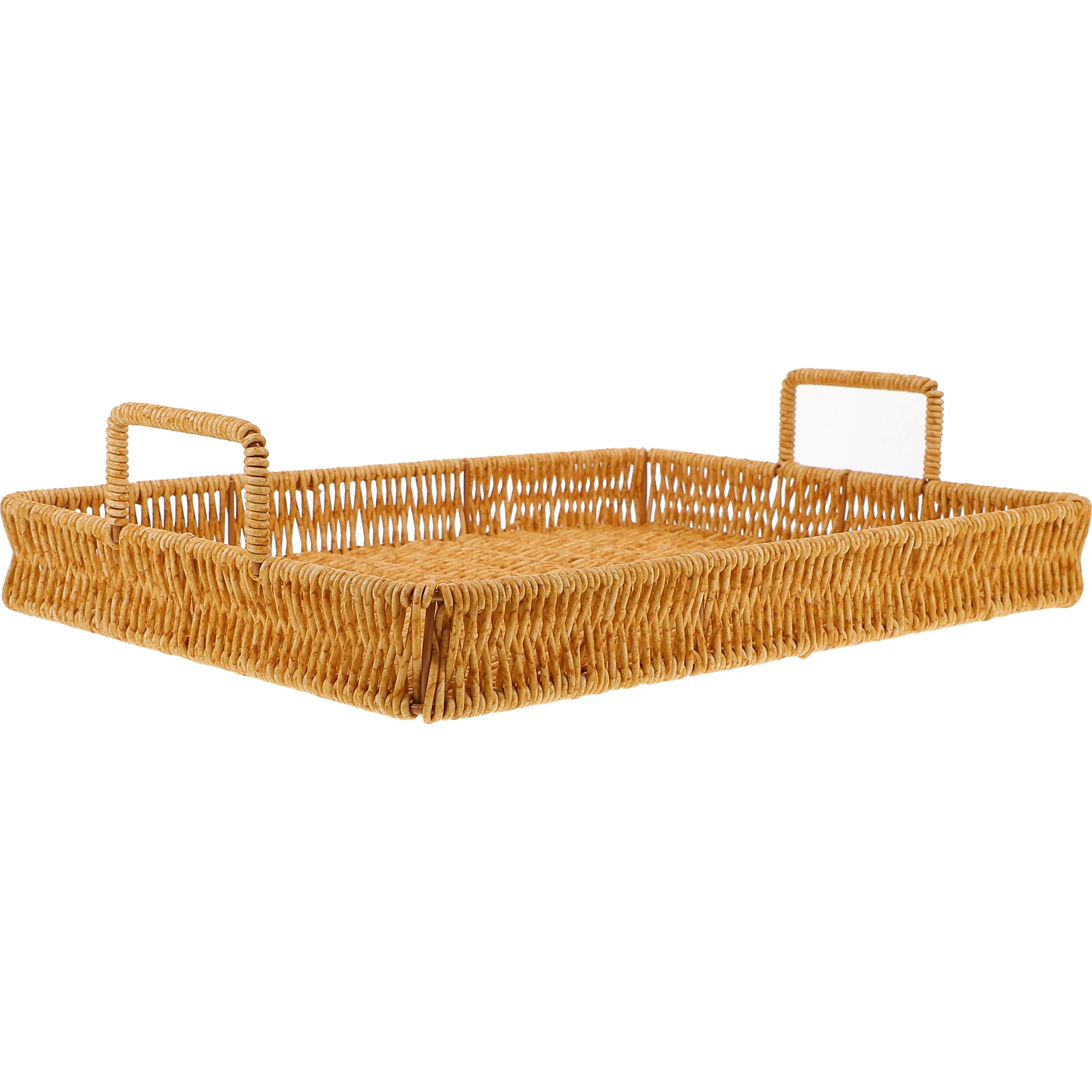 

Woven Basket Rustic Bread Tray Storage Baskets Kitchen Fruit Party H made Pallet Snack Household Decorative Practical