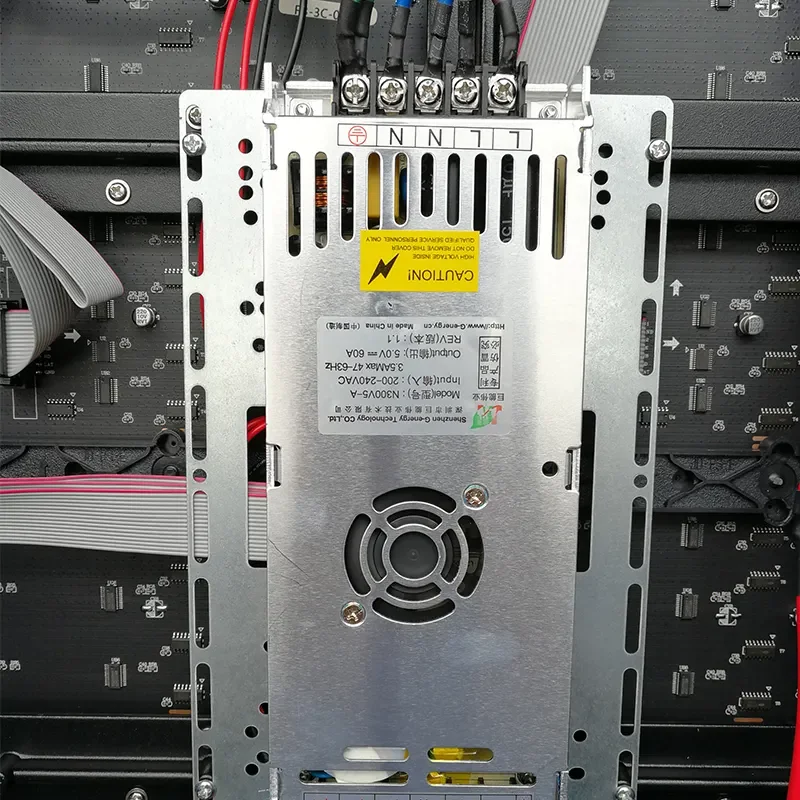 G-energy N300V5-A 5V 60A 300W 200-240VAC LED Display Switching Power Supply Transformer Billboard Power Supply with Cooling Fan