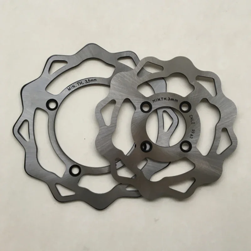 Motorcycle Front Rear Brake Disc Rotor Disk For JiNan QingQi Tibetan Mastiff QM200GY Suzuki GXT200 DR200 GXT DR 200