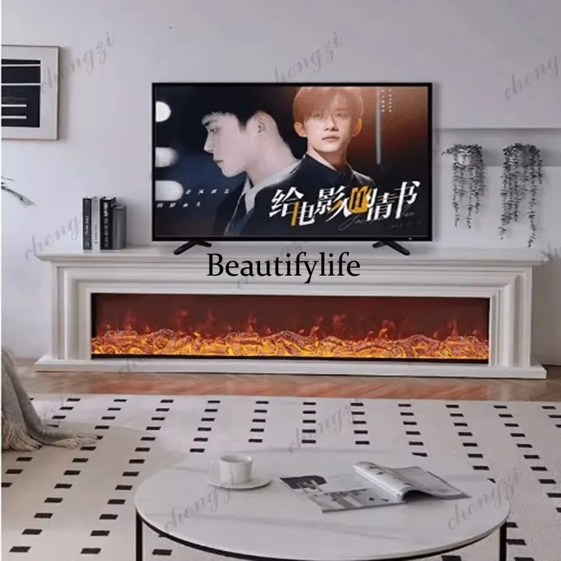 HR French fireplace TV cabinet household bedroom living room decoration simulation thermal power heating