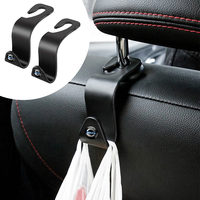 2pc Plastic Car Seat Back Detachable Hook Inside Car Storage Pendant For Volvo XC90 XC60 C30 T6 S60 C70 XC40 V40 V70 V60 S80 S40