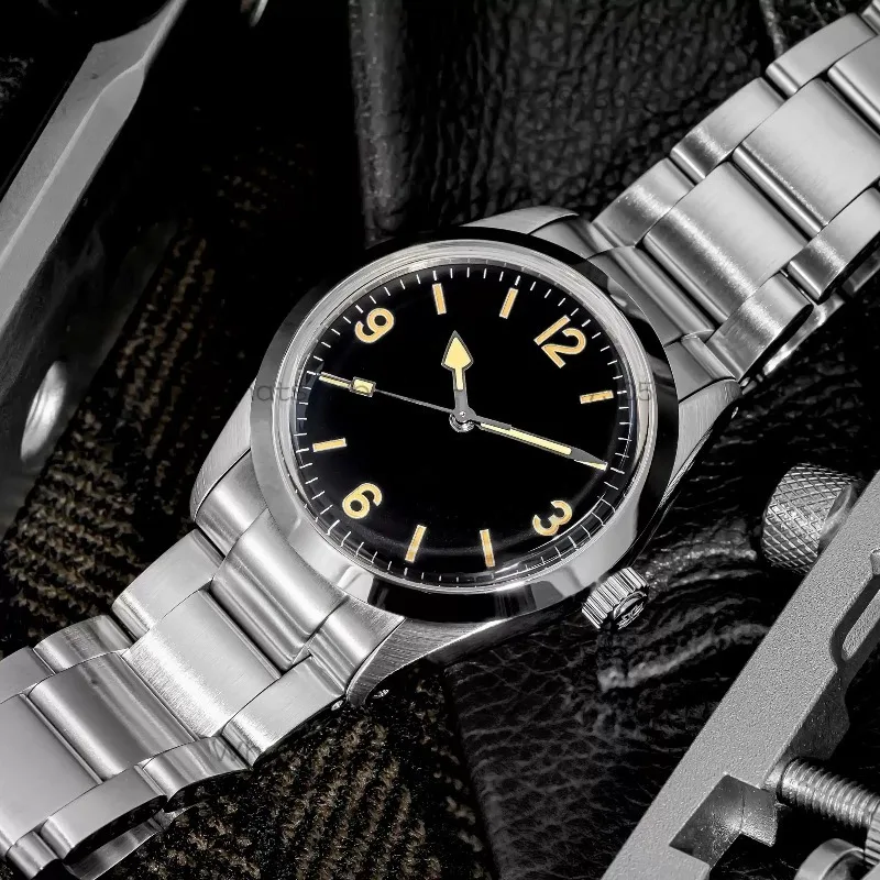 Tribute to the golden age retro small watch by 34mm medieval ranger men's and women's watch T003