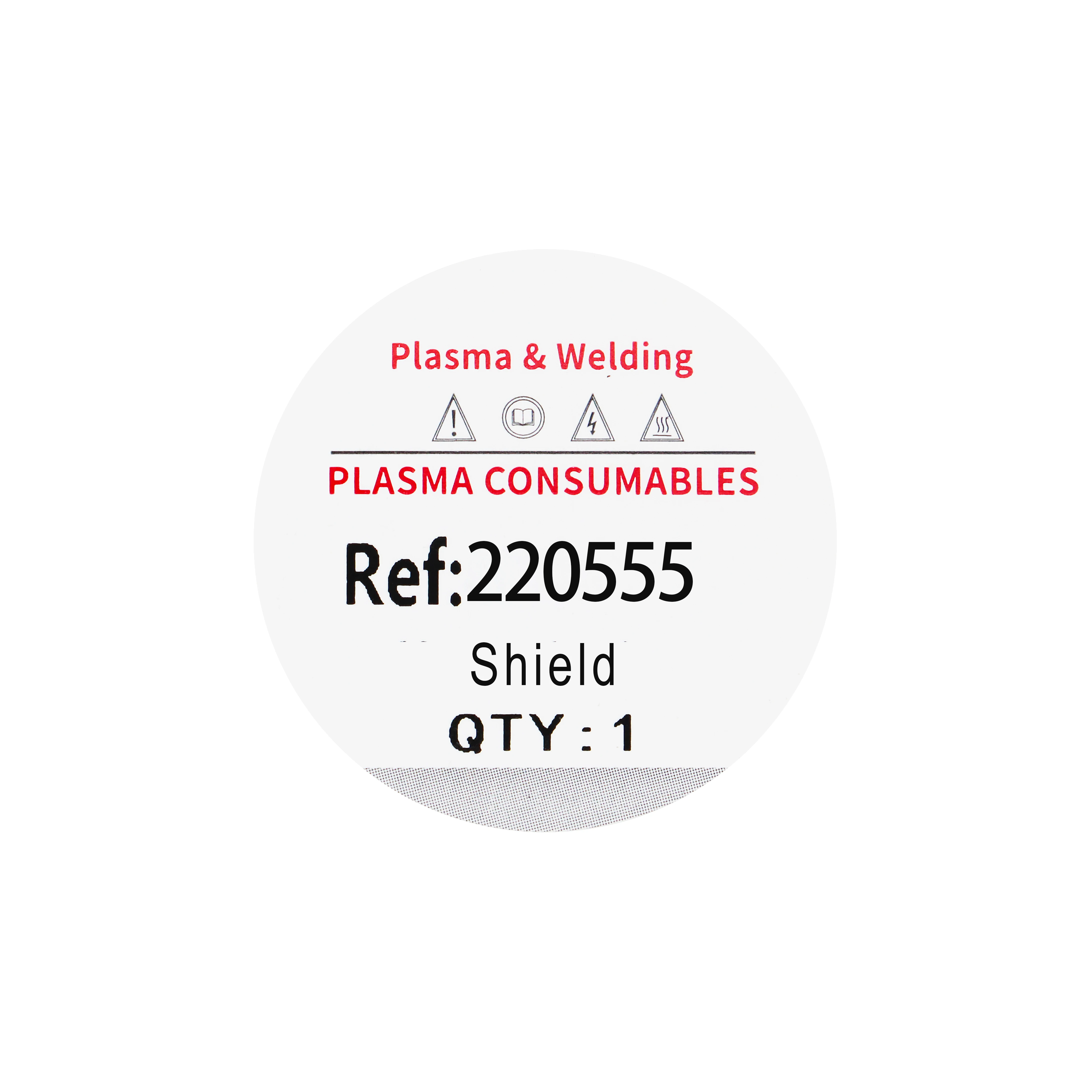 10pcs 220555 50A Plasma Shield for HPR130XD HPR260HD Plasma Cutter Torch Spare Parts
