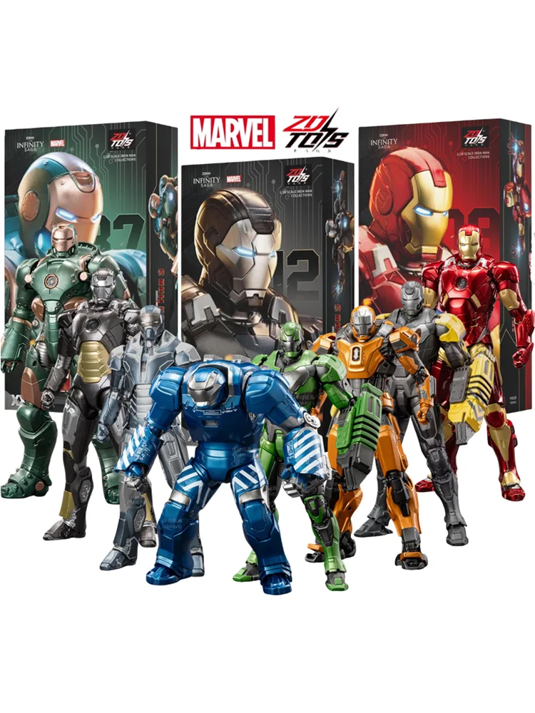 ZD Toys Iron Man Action Figure Mark 35 Red Snapper Iron Man MK24 MK22 MK47 Tony Stark Ironman Figuur Actie Verzamel Speelgoed Cadeau - afbeelding 2