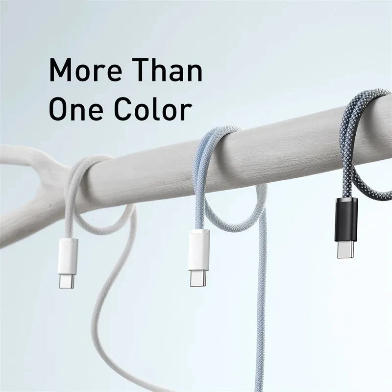 Original USB-C Cable For Apple iPhone 16 Pro Max PD 60W Fast Charging For Huawei Xiaomi Samsung Type C Weaving Cable Accessories