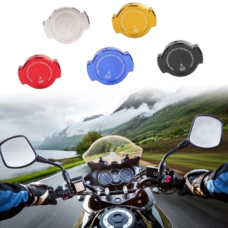 Y4UA Water Decorative Cover Caps for 155 Modification Radiator Cap