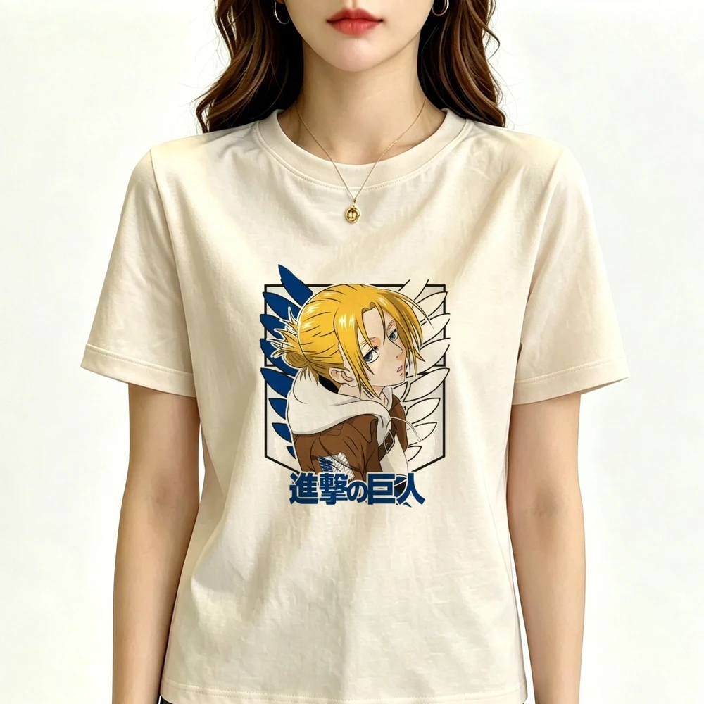 Ataque a Los Titanes t-shirt shoujo jojifuku meme cute shirt alternative  cheap y2k anime gothic