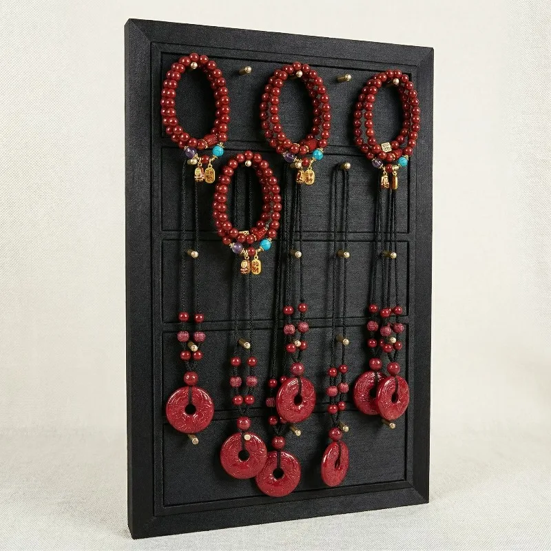 Wall Mounted Jewelry Stands Large Capacity Earrings Organizer Stands Multipurpose Bracelet Holder Jewelry Store Display Holder