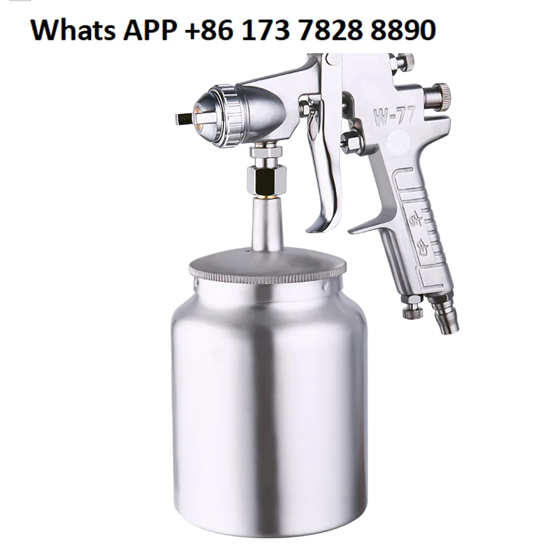 Jiyouw77 lower pot spray gun large diameter color steel tile spray gun pneumatic atomization latex paint special