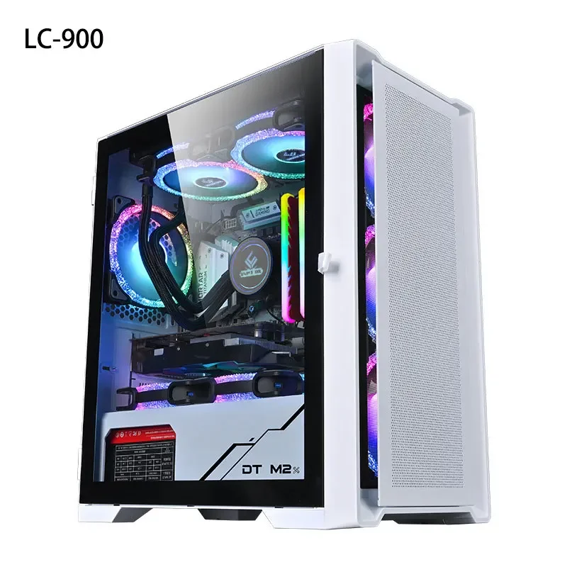 2023 ATX i9 12900k 4090 Full tower case computer gaming pc case computer tempered glass gaming case