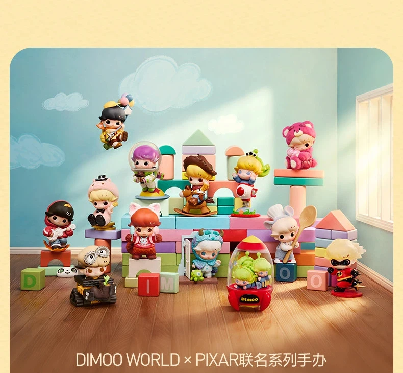 Original POPMART DIMOO WORLD Pixar Co-Branded Blind Box Figuren Buzz Lightyear Sammlerstücke Deko-Spielzeug Geburtstagsgeschenk – Detail 3