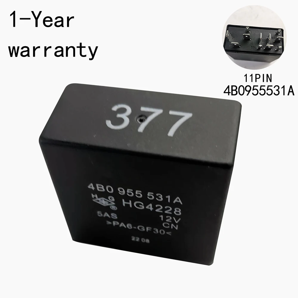 377 Relay For Audi A4 A4Q VW Passat Bora 4B0955531A