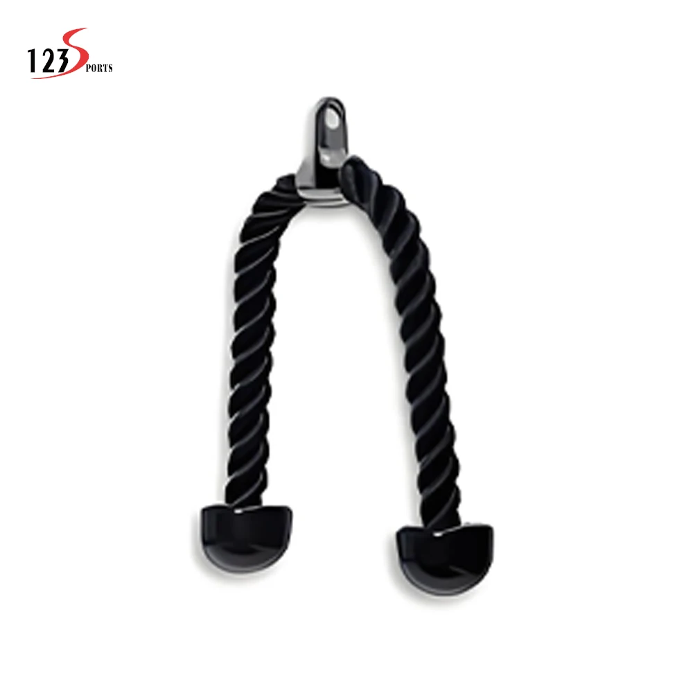 

Multi-Function Smith Machine Attachment Universal Squat Rack Accessories Biceps Tricep Rope Pull Rope Double Head Pull Rope