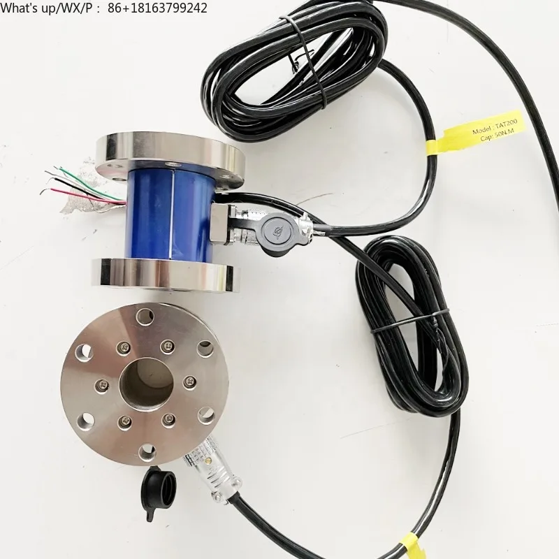 

Flange-to-Square-Thru Hole Torque Sensor 1000N.m 2000N.m 10000N.m Bolt Torque Gauge TAT500 Bolt Torque Tester