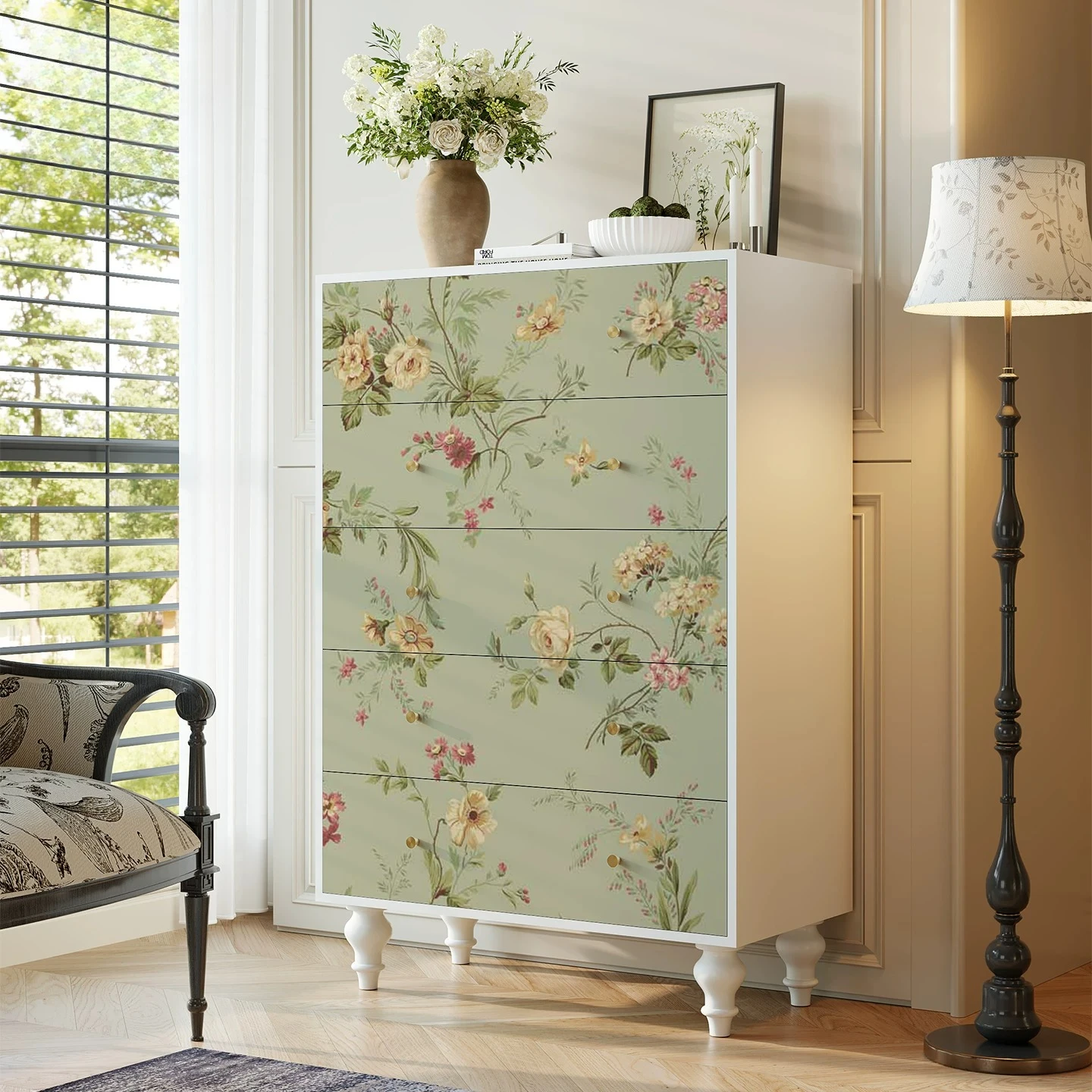 Medieval style chest of drawers solid wood locker bedroom living room retro wall storage cabinet decorative drawer chest of dra