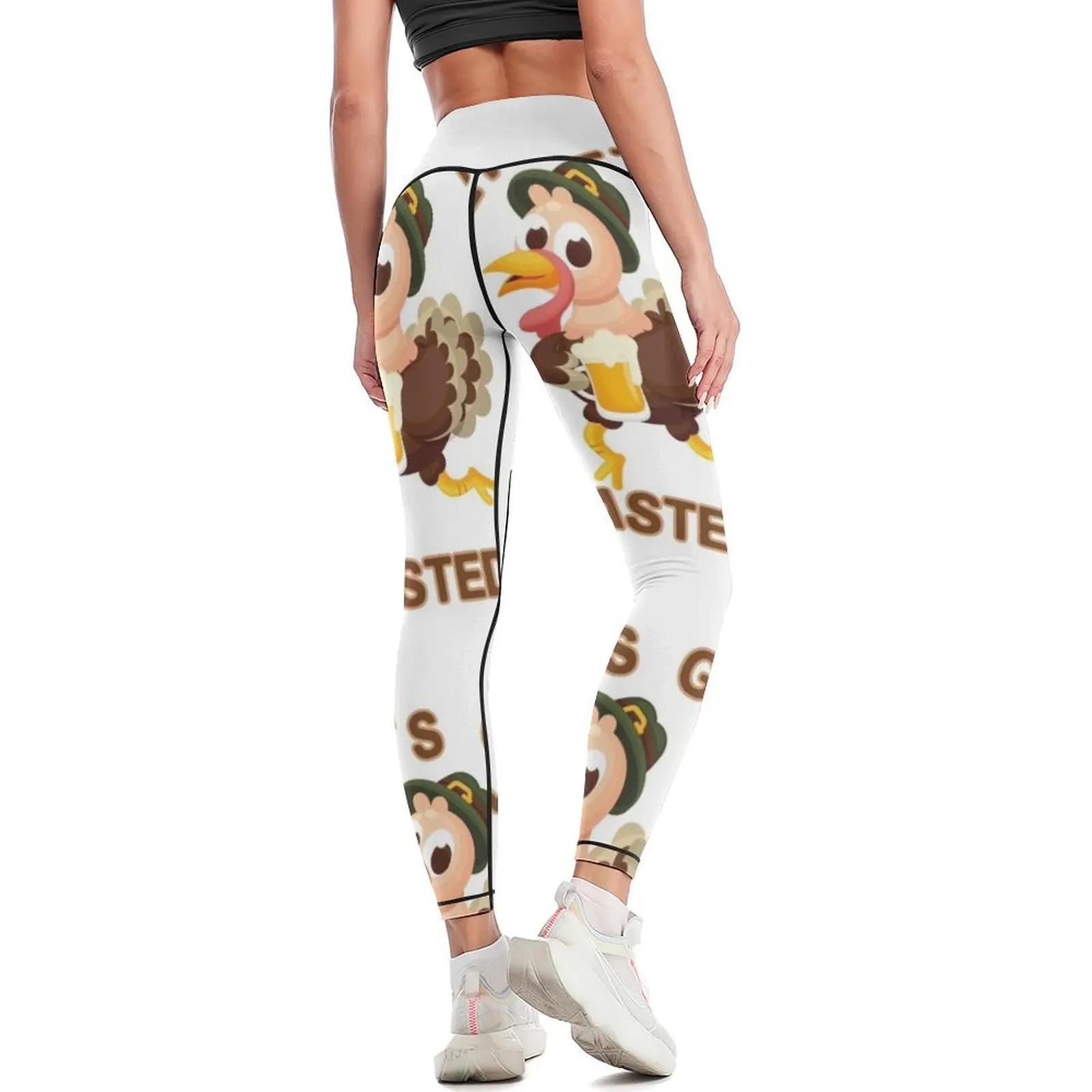 Let's Get Basted turkey ,funny turkey for Thanksgiving day Leggings Women's trousers sport set Womens Leggings