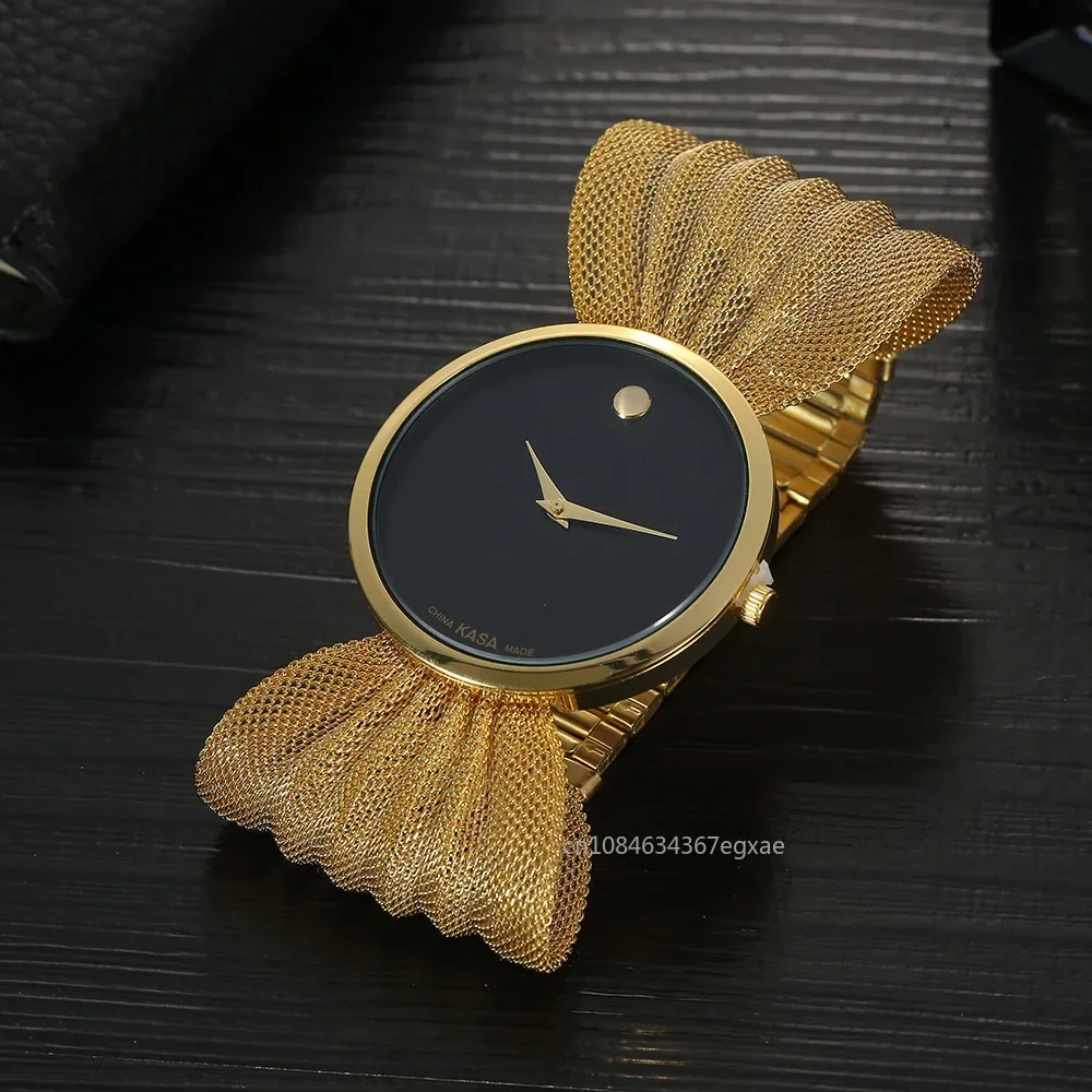 Luxury Ladies Watch Female Fashion Quartz Wristwatches Woman Gold Rhinestone Watches Casual Analog Bracelet Watch Montre Femme