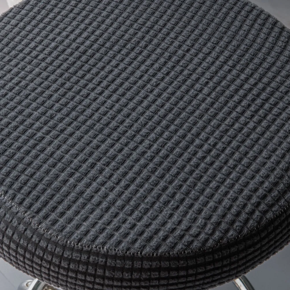 Stretchy Round Chair Cover Elastic Fit for Bar Stool Dining Chair Hotel Banquet Wedding Party Office Meeting Ceremony Support