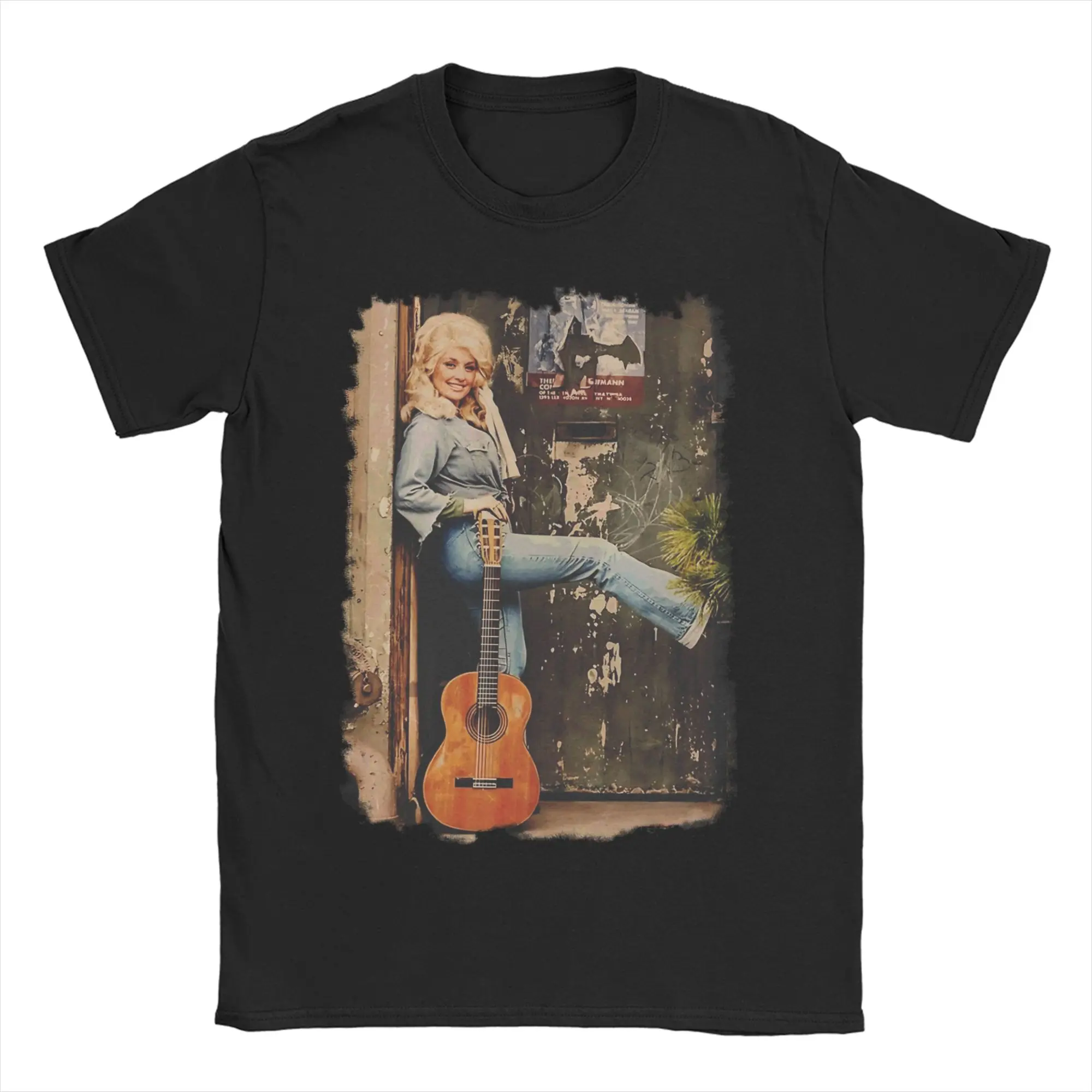Vintage Dolly Parton retro  T-Shirts for Men Women Crewneck Pure Cotton T Shirt  Short Sleeve Tees Gift Idea Clothes