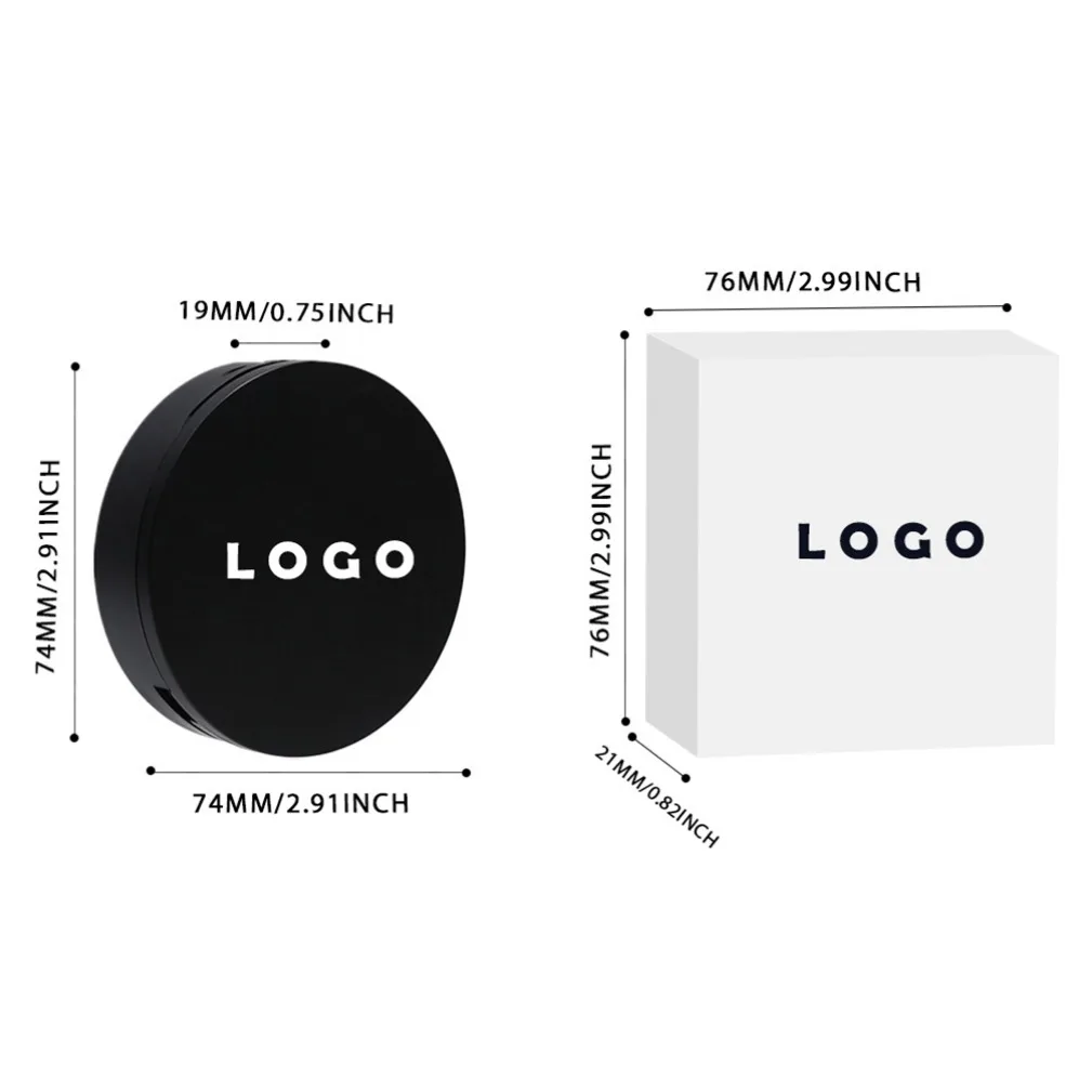 22 色ブラックケース防水防汗輪郭コンシーラープレストパウダープライベートラベルカスタムロゴビーガンメイクアップ卸売